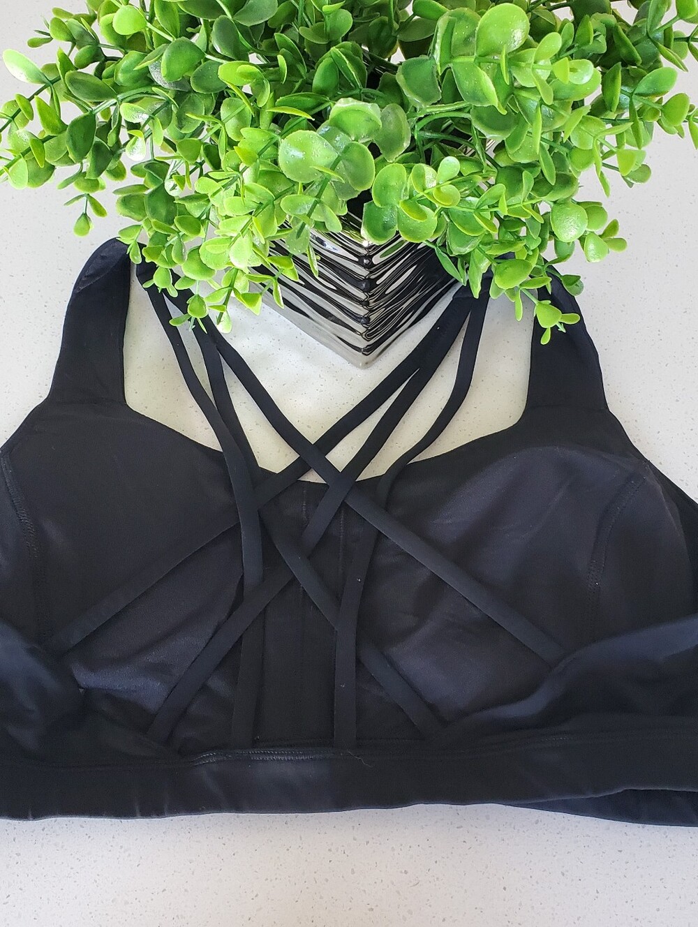 lululemon athletica Black Strappy Sports Bra